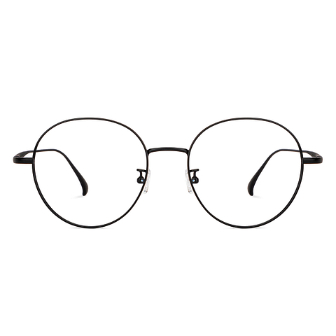 John Jacobs Black Full Rim Round right side