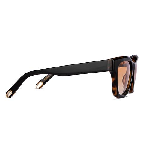 John Jacobs Online Black Full Rim Square left side