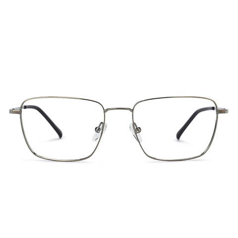 John Jacobs Dark Gray Full Rim Square right side