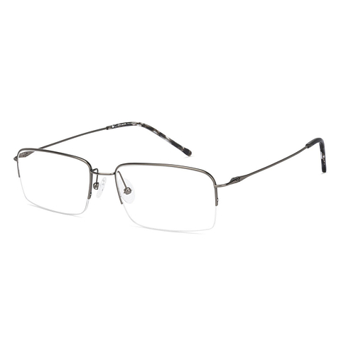 جون جاكوبز على الإنترنت معدن رمادي نصف حافة المستطيل left side