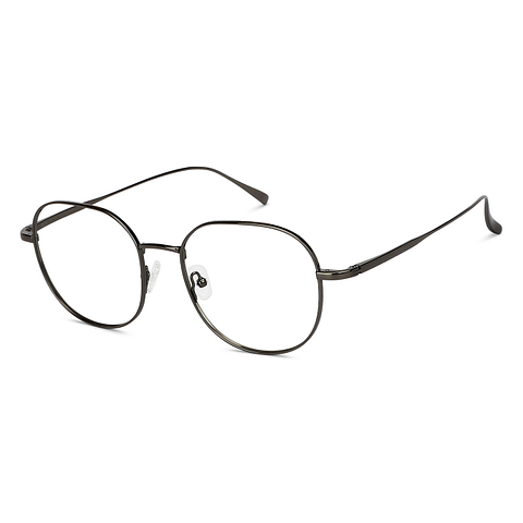 John Jacobs Online Gunmetal Full Rim Round right side