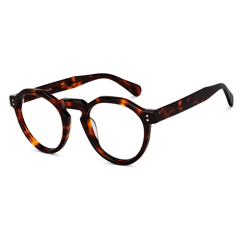 John Jacobs Online Tortoise Full Rim Round right side