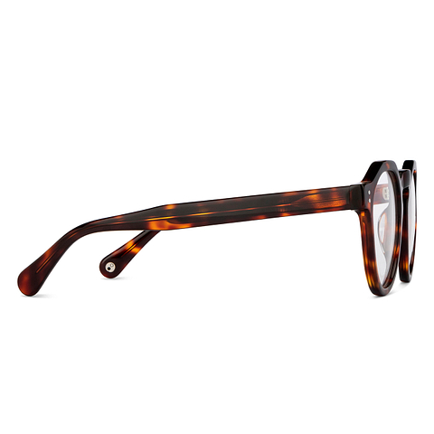 John Jacobs Tortoise Full Rim Round left side