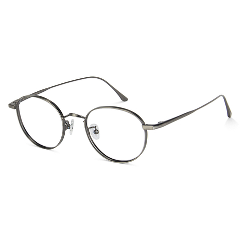 John Jacobs Online Silver Full Rim Round left side John Jacobs Online Silver Full Rim Round left side