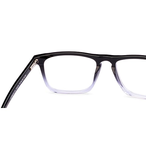 John Jacobs Black Blue Full Rim Square right side