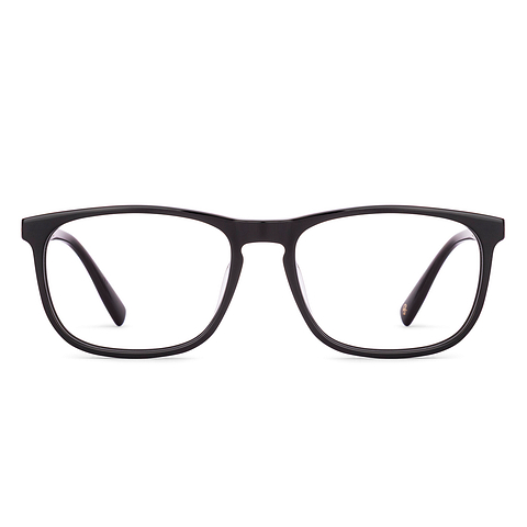 John Jacobs Black Full Rim Square right side