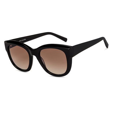 John Jacobs Online Black Full Rim Square right side