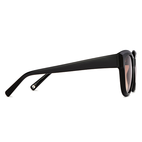 John Jacobs Online Black Full Rim Square left side