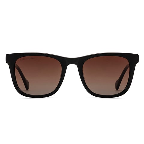 John Jacobs Black Full Rim Square right side