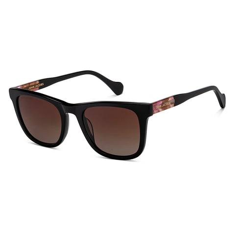 John Jacobs Black Full Rim Square right side