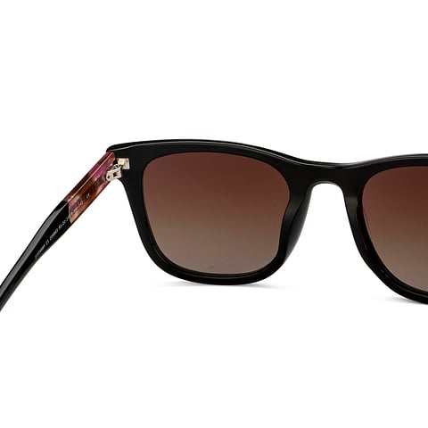 John Jacobs Black Full Rim Square right side