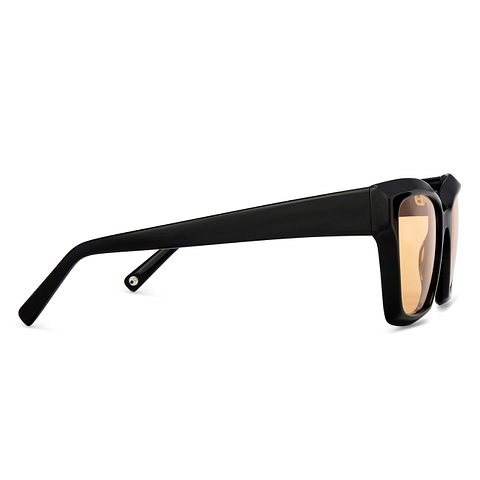 John Jacobs Online Black Full Rim Square left side