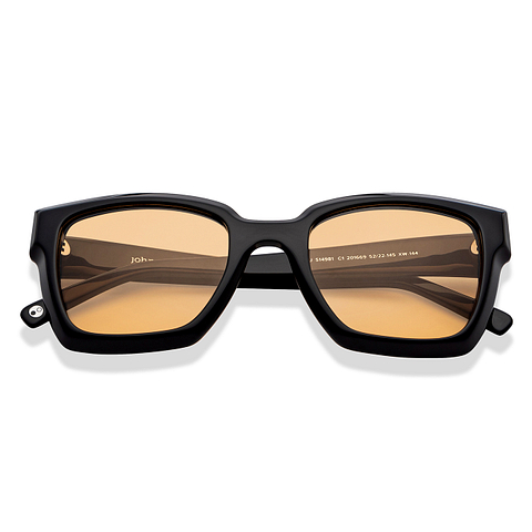 John Jacobs Online Black Full Rim Square left side