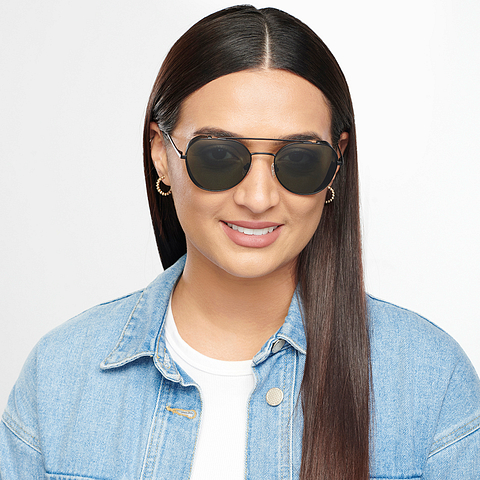 John Jacobs Online Black Full Rim Round right side