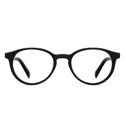 John Jacobs Black Full Rim Round right side John Jacobs Black Full Rim Round right side