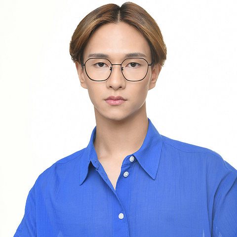 John Jacobs Black Full Rim Square left side