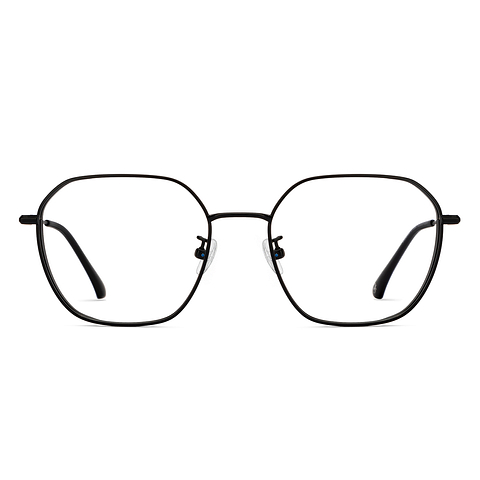 John Jacobs Black Full Rim Square right side