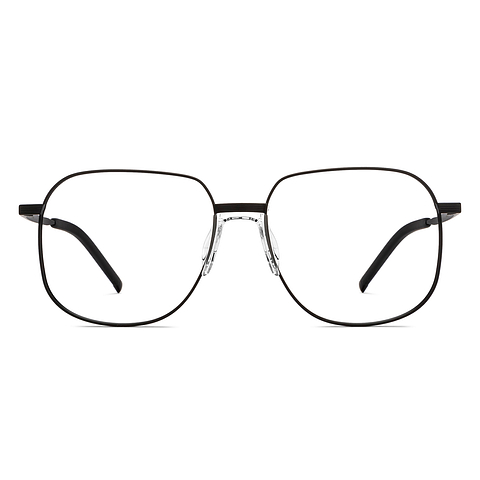 John Jacobs Online Black Full Rim Square right side