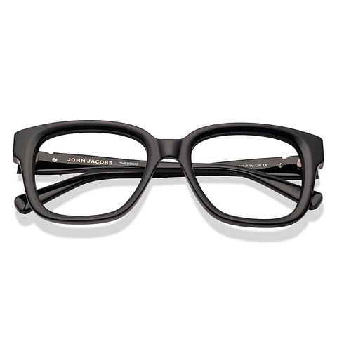 Buy Black Full Rim Square John Jacobs Rich Acetate JJ E70133