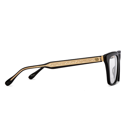 John Jacobs Online Black Full Rim Square left side