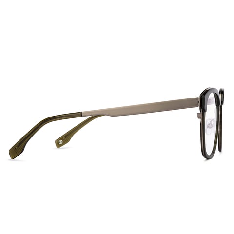 John Jacobs Online Black Full Rim Rectangle left side