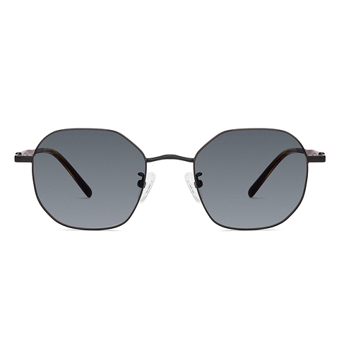 John Jacobs Online Black Full Rim Geometric right side