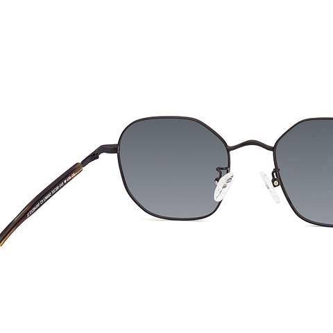 John Jacobs Online Black Full Rim Geometric right side