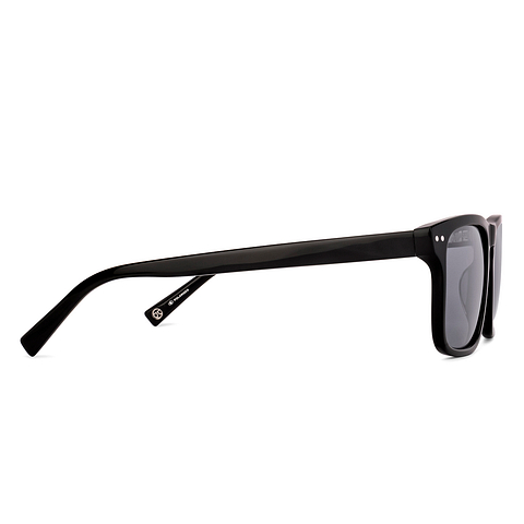 John Jacobs Black Full Rim Square right side