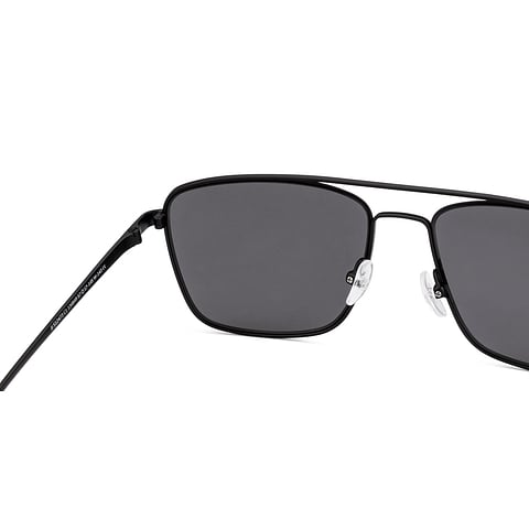 John Jacobs Black Full Rim Square right side