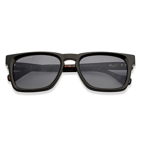John Jacobs Black Full Rim Square left side