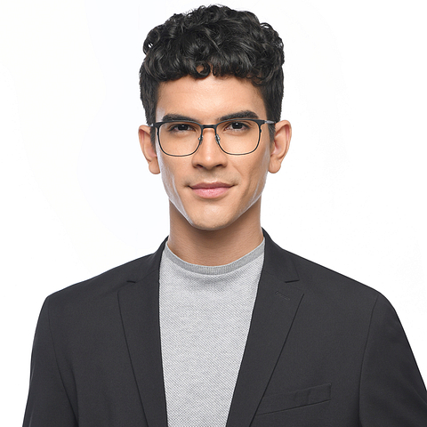 جون جاكوبز أسود حافة كاملة مربع right side