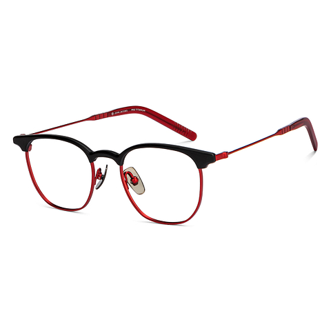 John Jacobs Online Red Full Rim Clubmaster right side