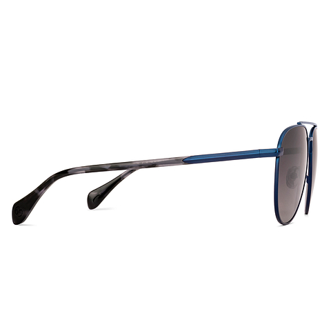 John Jacobs Sky Blue Full Rim Aviator left side