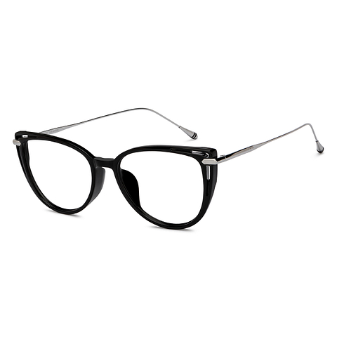 John Jacobs Online Black Full Rim Cat Eye right side