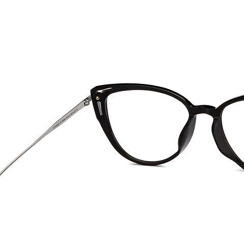 John Jacobs Online Black Full Rim Cat Eye right side
