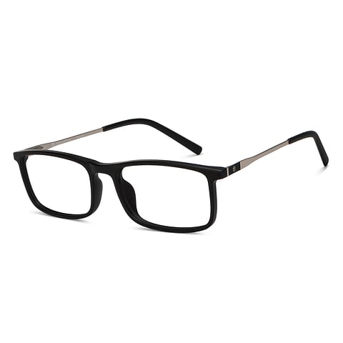 John Jacobs Online Black Full Rim Rectangle right side