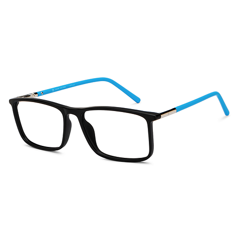 John Jacobs Online Black Full Rim Rectangle right side