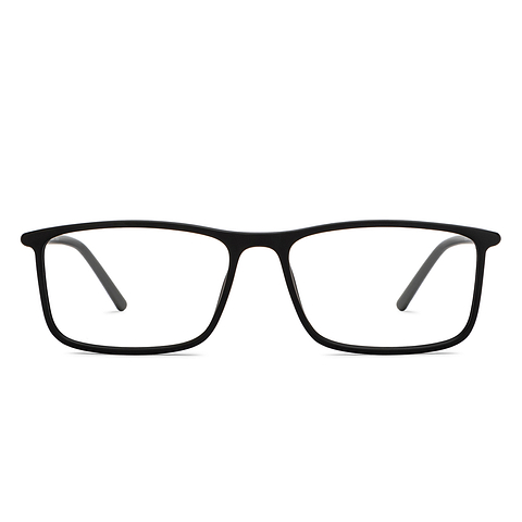 John Jacobs Online Black Full Rim Rectangle left side