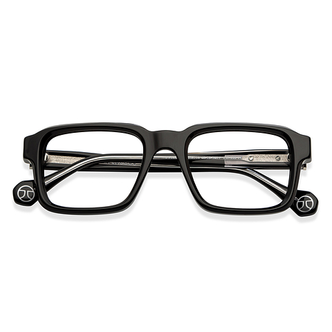 John Jacobs Online Black Full Rim Rectangle left side