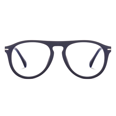 John Jacobs Sky Blue Full Rim Aviator right side