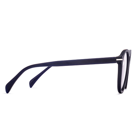 John Jacobs Sky Blue Full Rim Aviator left side
