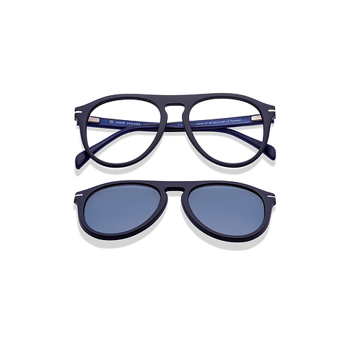 John Jacobs Sky Blue Full Rim Aviator right side