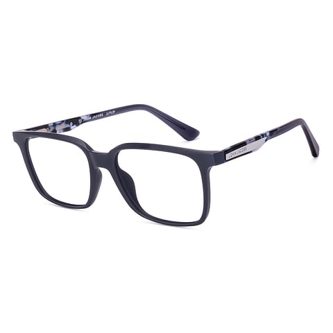 John Jacobs Sky Blue Full Rim Square left side