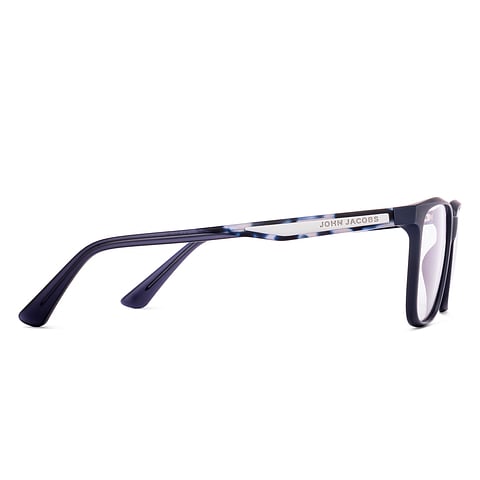 John Jacobs Sky Blue Full Rim Square left side