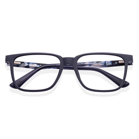 John Jacobs Sky Blue Full Rim Square left side