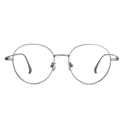 John Jacobs Online Sky Blue Full Rim Round left side