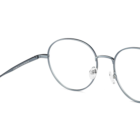 John Jacobs Online Sky Blue Full Rim Round left side