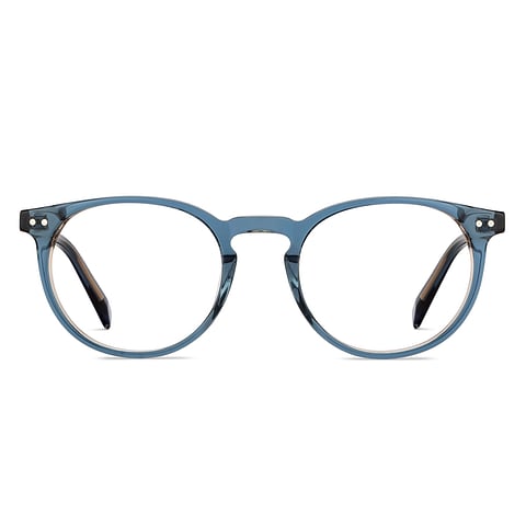 John Jacobs Sky Blue Full Rim Round right side