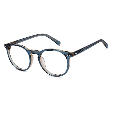 John Jacobs Sky Blue Full Rim Round right side