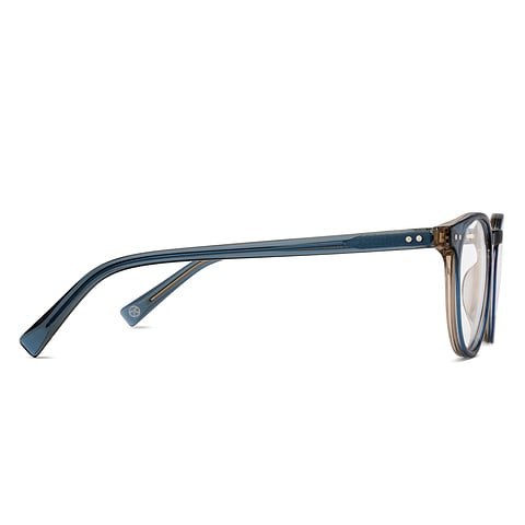 John Jacobs Sky Blue Full Rim Round left side
